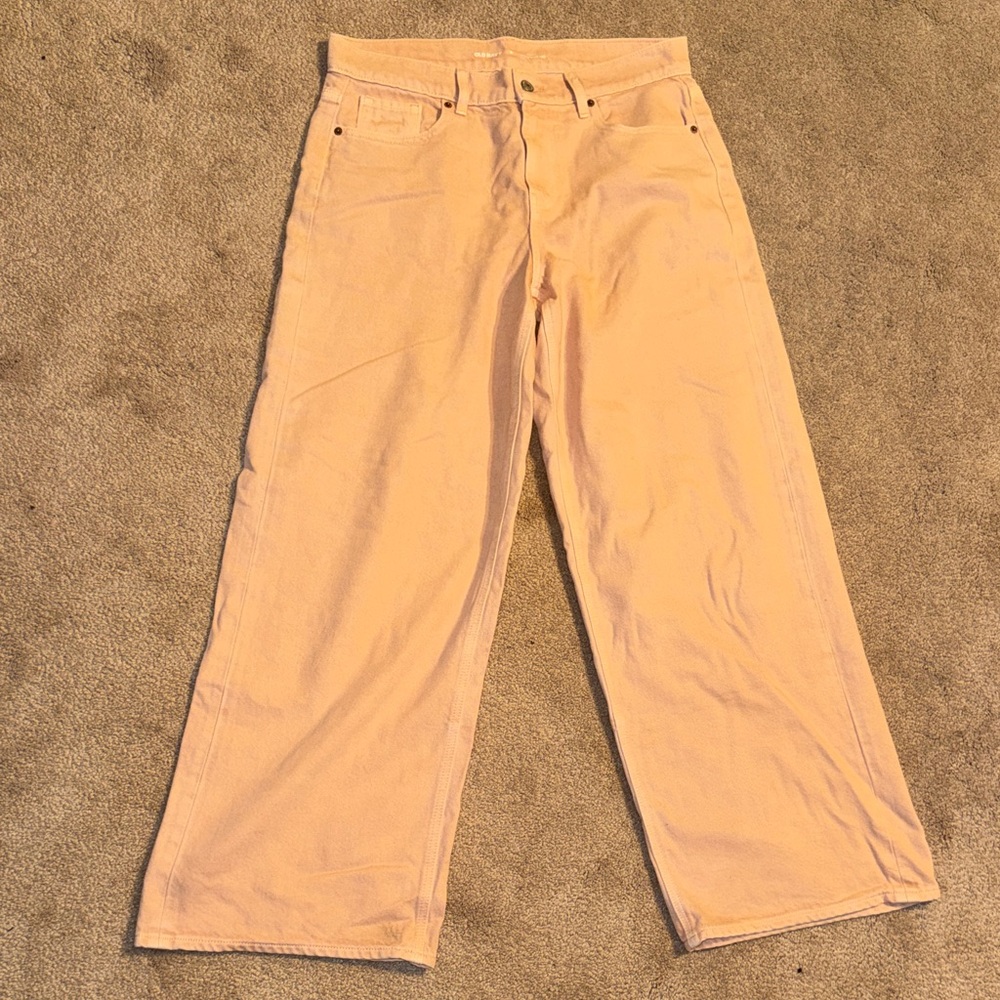 Women’s Wide-Leg Peach Jeans